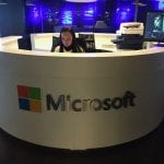 Guinux foi convidada para conhecer o Microsoft Technology Center