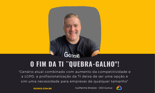 O Fim da TI "Quebra Galho" !